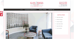Desktop Screenshot of glassblocksofstlouis.com